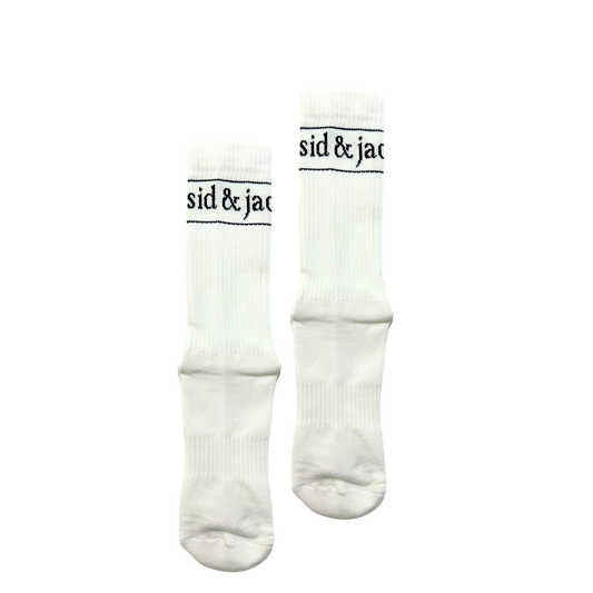 Sid & Jac WHITE Socks